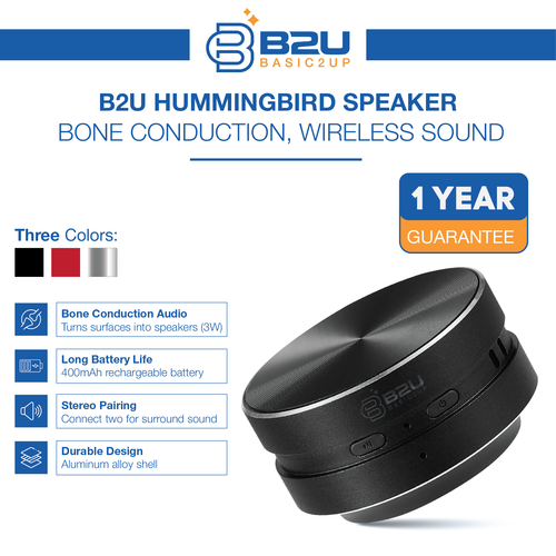 B2U® Hummingbird BoneCon Mini Speaker B2U004