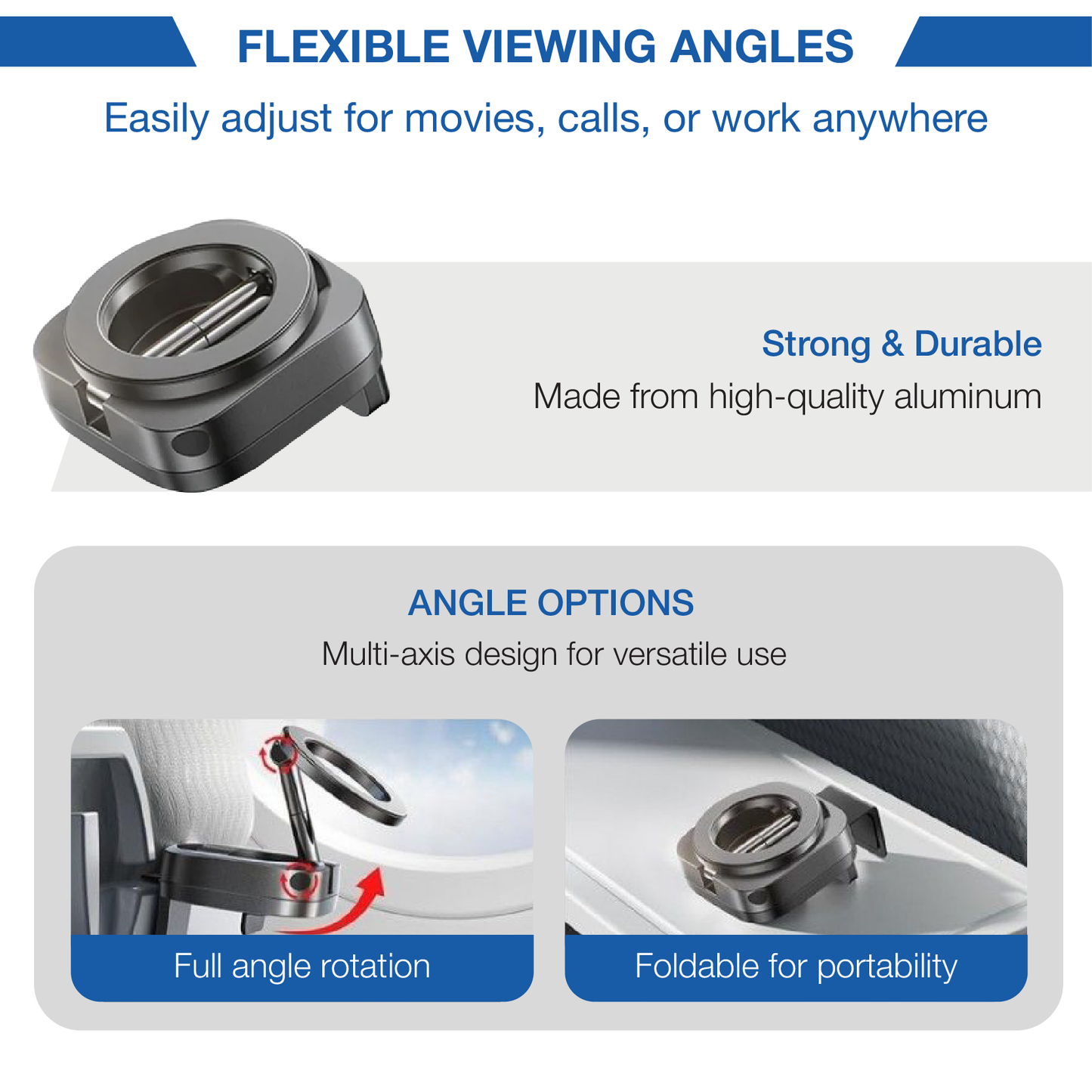 B2U® FlexHold Pro 360 Magnetic Holder New 2024 B2U001